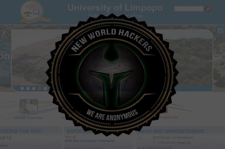 Anonymous Leaks Data From South African University