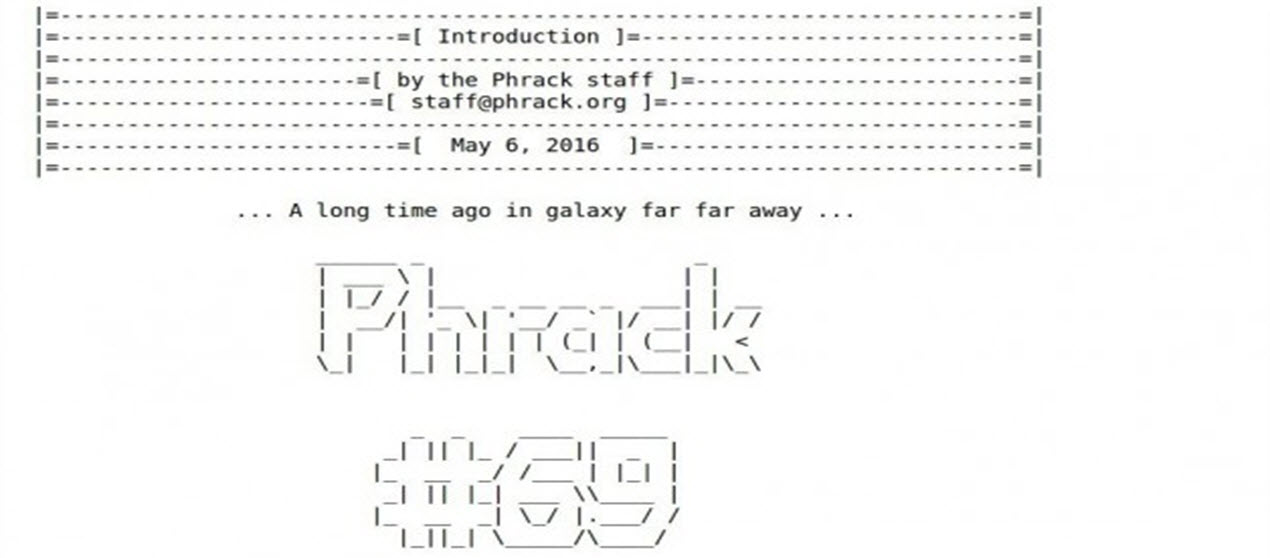 The Hacker e-zine, Phrack makes a comeback after four years