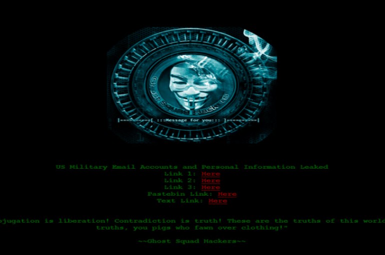 Ghost Squad Hackers Leak Data of US Military Personnel