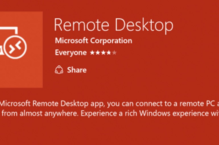 Remote Desktop App from Microsoft Now Available for Windows 10