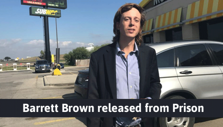Anonymous Hacktivist ‘Barrett Brown’ Released From Prison