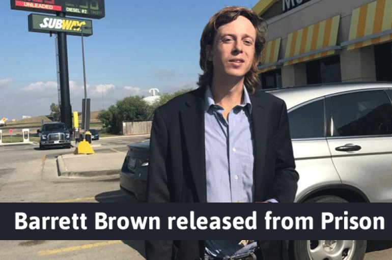 Anonymous Hacktivist ‘Barrett Brown’ Released From Prison