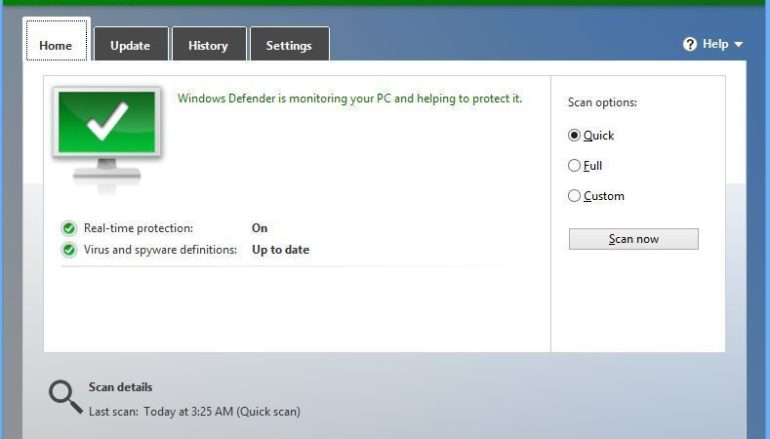 Windows Defender is The First Antivirus Solution That Can Run In A Sandbox