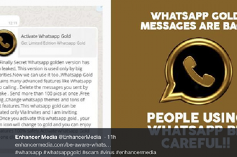 Don’t Fall for the WhatsApp Gold Scam