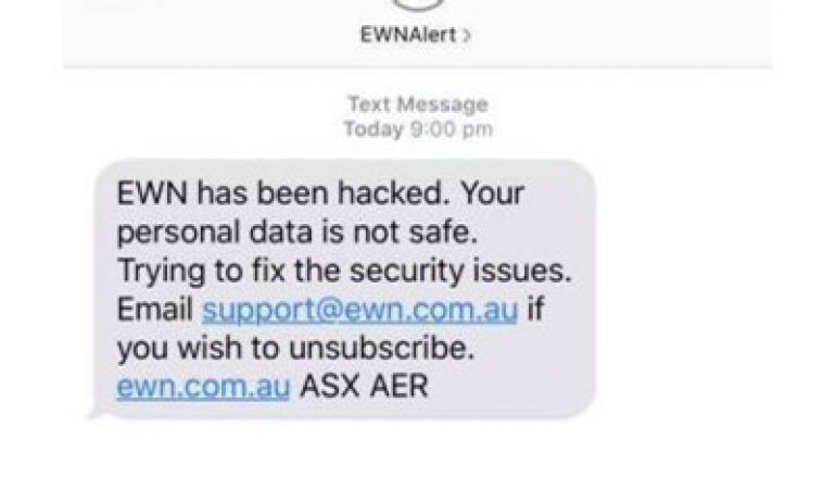 Detection Limited Hacker Access to EWN Database