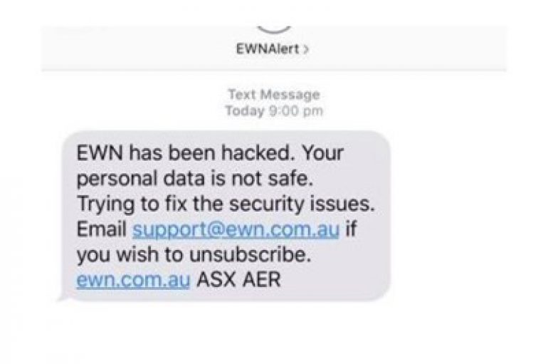 Detection Limited Hacker Access to EWN Database