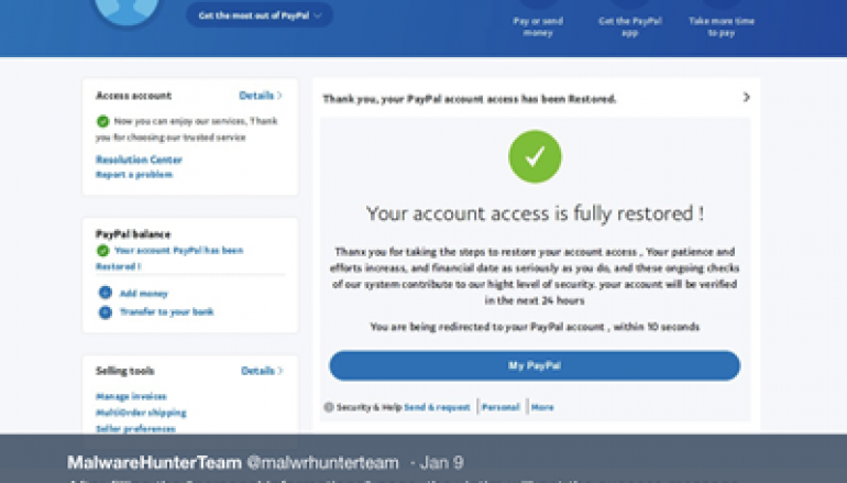 Hackers Use PayPal to Phish with Ransomware