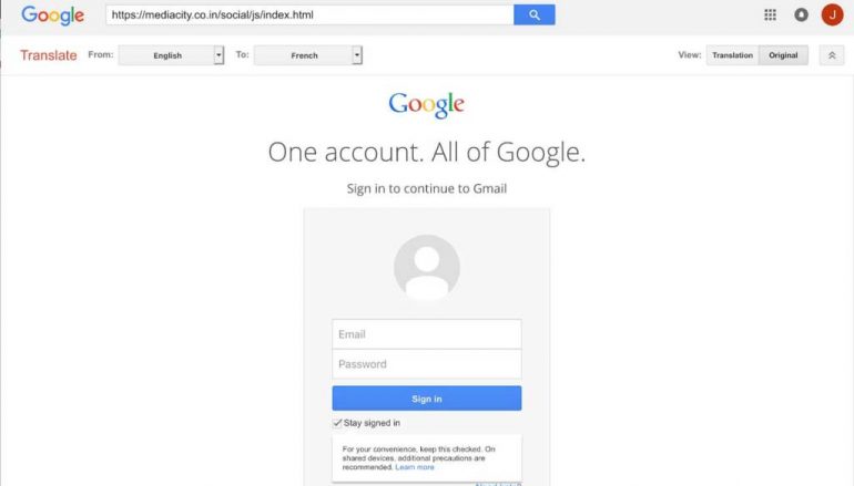 Phishing Campaign Leverages Google Translate as Camouflage