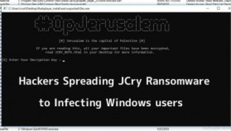 Hackers Spreading JCry Ransomware that Infecting Windows users via Compromised Websites