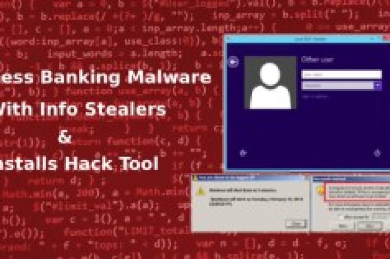 Fileless Banking Malware Steals User Credentials, Outlook Contacts, and Installs Hacking Tool