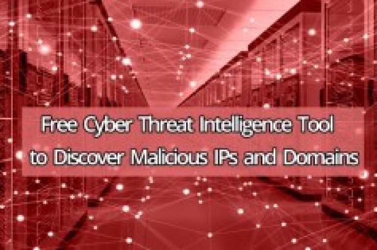 New Free Cyber Threat Intelligence Tool to Discover Malicious IPs and Domains