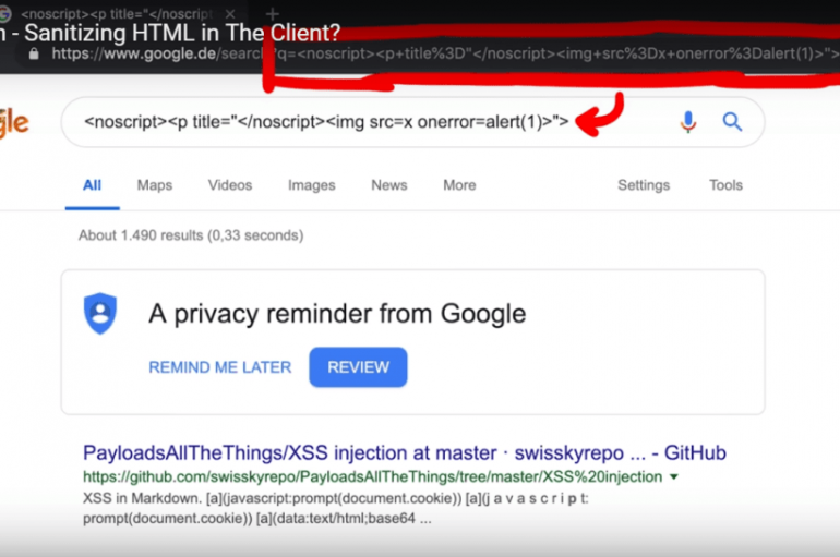 Closure JavaScript Library Introduced XSS Issue in Google Search and Potentially Other services