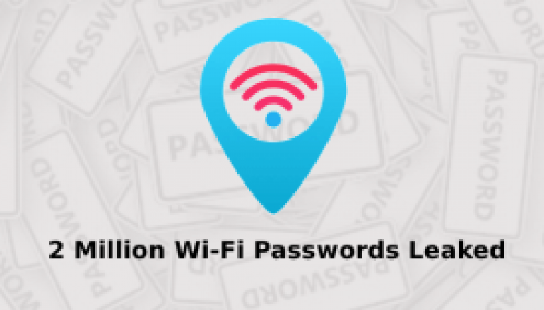 2 Million Wi-Fi Passwords Leaked Through Wi-Fi Hotspot Finder App