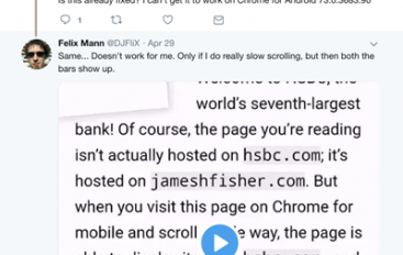 Developer Reveals Phishing Exploit in Chrome