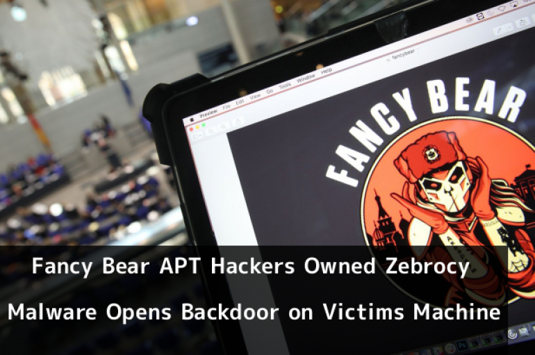 Fancy Bear APT Hackers Owned Zebrocy Malware Opens Backdoor on Victims Machine to Control it Remotely
