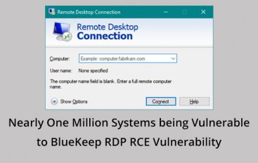Internet Scans Found Nearly One Million Systems being Vulnerable to Wormable BlueKeep Remote Desktop Protocol RCE Vulnerability