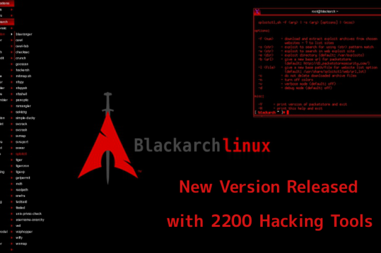 Pentesting OS BlackArch Linux New Version 2019.06.01 Released with 2200 Hacking Tools