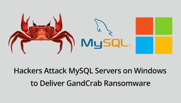 Hackers Attack MySQL Servers on Windows to Deliver GandCrab Ransomware