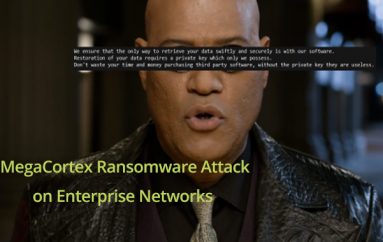 New MegaCortex Ransomware Attack on a Large Number of Enterprise Networks using Red-Team Attack Tools