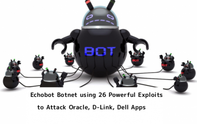 New Version of Echobot Botnet using 26 Powerful Exploits to Attack Oracle, D-Link, Dell Apps