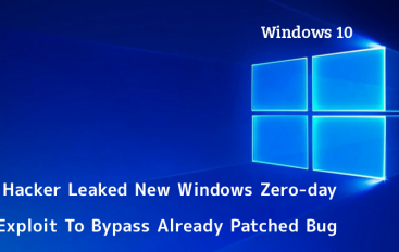 Hacker Leaked New Windows 10 Zero-day Exploit Online To Bypass Already Patched Bug