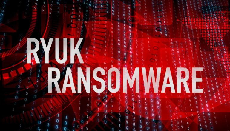 NCSC Issued an Emergency Alert for Ryuk Ransomware that Actively Attacks on Global Organizations