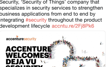Accenture Acquires Deja vu Security