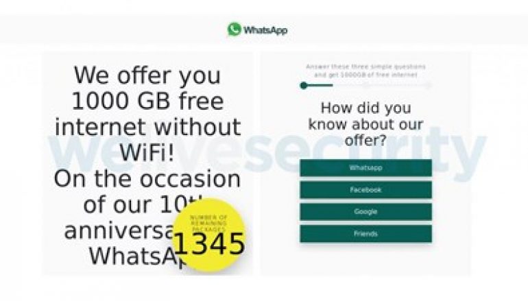 Fake Version of WhatsApp Giving ‘Free Internet’