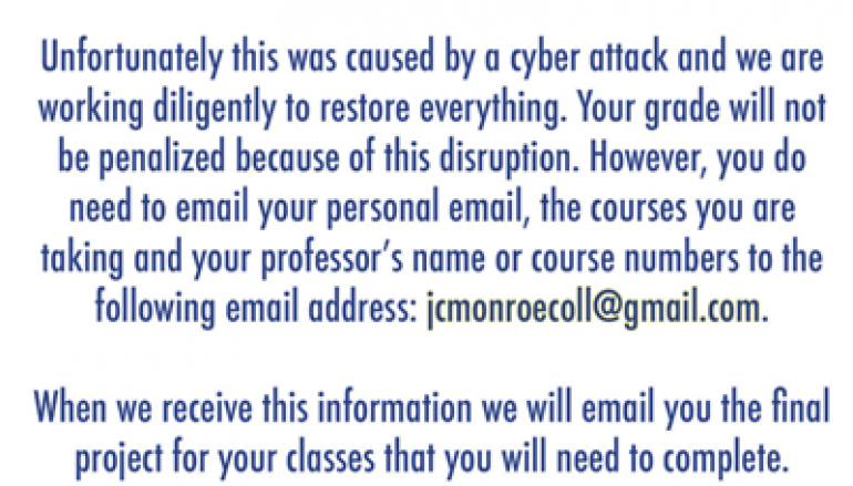 Monroe College Campuses Downed by Ransomware