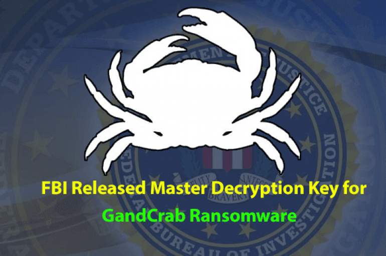 FBI Released Master Decryption Key for All Version of GandCrab Ransomware