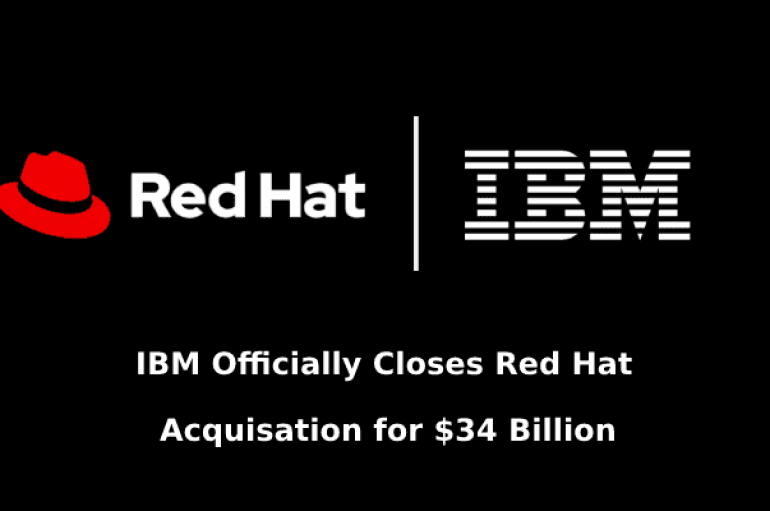 IBM Announced that they Acquired Red Hat for $34 Billion