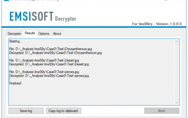 Emsisoft Released a Free Decryptor for the Ims00rry Ransomware