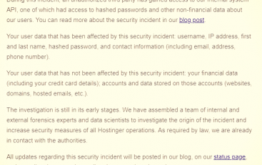 Hostinger Disclosed a Data Breach that Affects 14 Million Customers