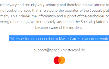 Mastercard Data Breach Affected Priceless Specials Loyalty Program