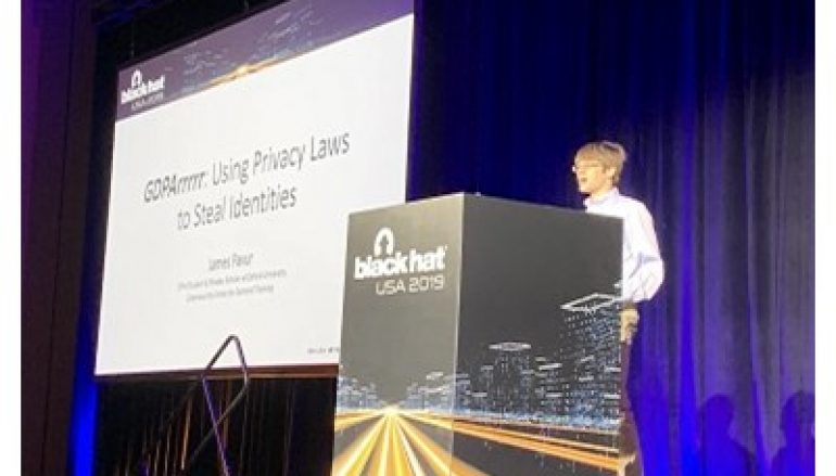 #BHUSA: How GDPR Can Help Attackers Steal Identities