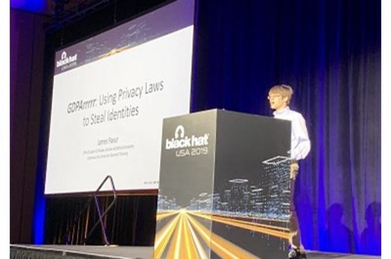 #BHUSA: How GDPR Can Help Attackers Steal Identities