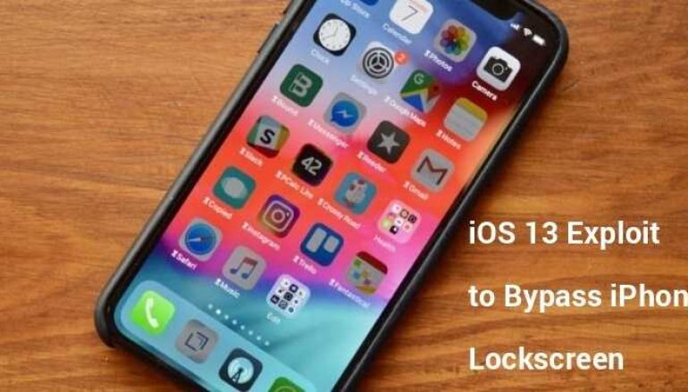 Hacker Bypass iPhone Lockscreen to Access the Contact list by Exploit a Bug in iOS 13