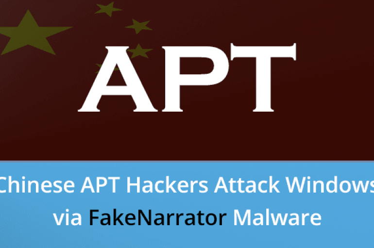 Chinese APT Hackers Attack Windows Users via FakeNarrator Malware to Implant PcShare Backdoor