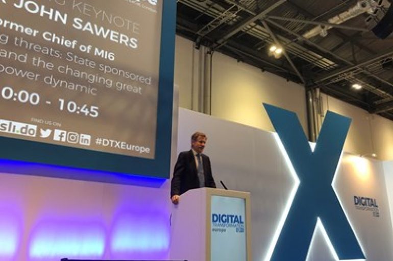 #DTXEurope: Former Chief of MI6 Reflects on Growth of Tech and Cyber-Threats