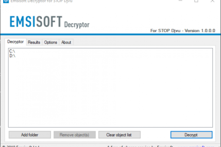 Emsisoft Released a Free Decryption Tool for the STOP (Djvu) Ransomware