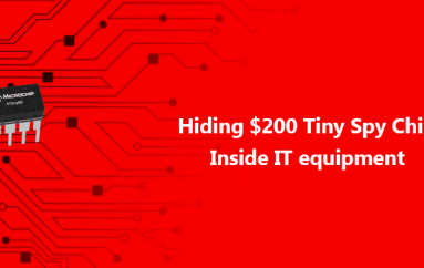 Hiding a $200 Tiny Malicious Chips Inside IT Equipment to Gain Stealthy Backdoor Access