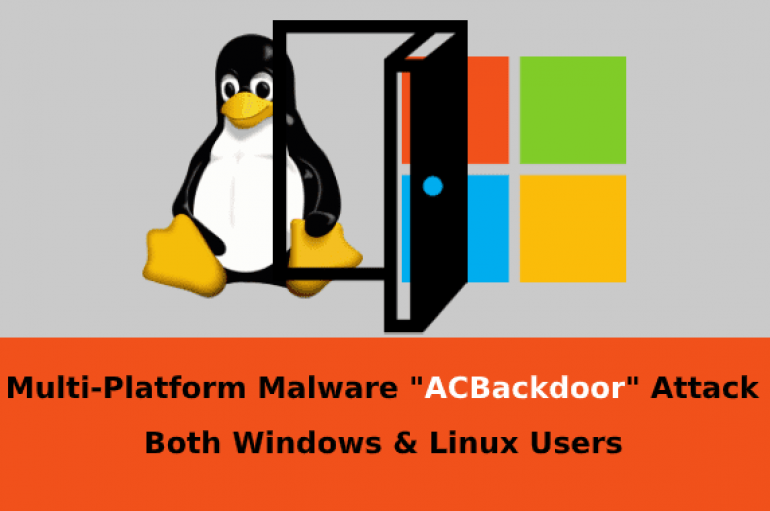 Multi-Platform Malware ACBackdoor Attack Both Windows & Linux Users PC by Executing Arbitrary Code