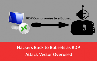 Hackers Changing the Main Attack Vector from RDP Compromise to Botnets For Network Breach