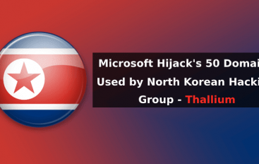 Microsoft Hijack’s 50 Domains Used by North Korean Hacking Group to Perform Various Cyber Attacks