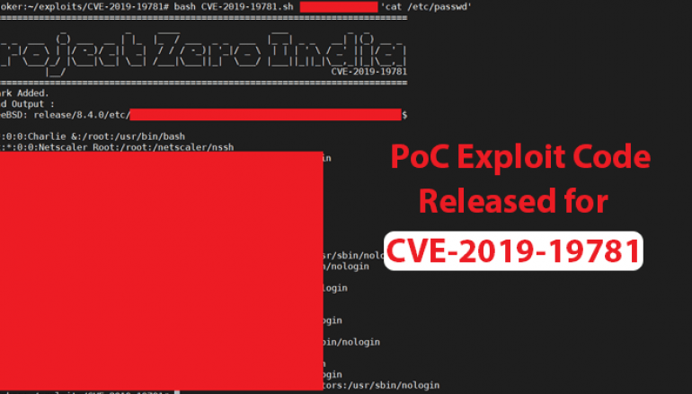 PoC Exploit Code Released for Citrix ACD and Gateway Remote Code Execution Vulnerability