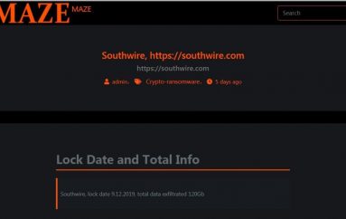 Maze Ransomware Operators Leak 14GB of Files Stolen from Southwire