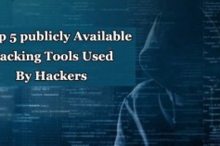 These are the Top 5 Publicly Available Hacking Tools Mostly used By Hackers