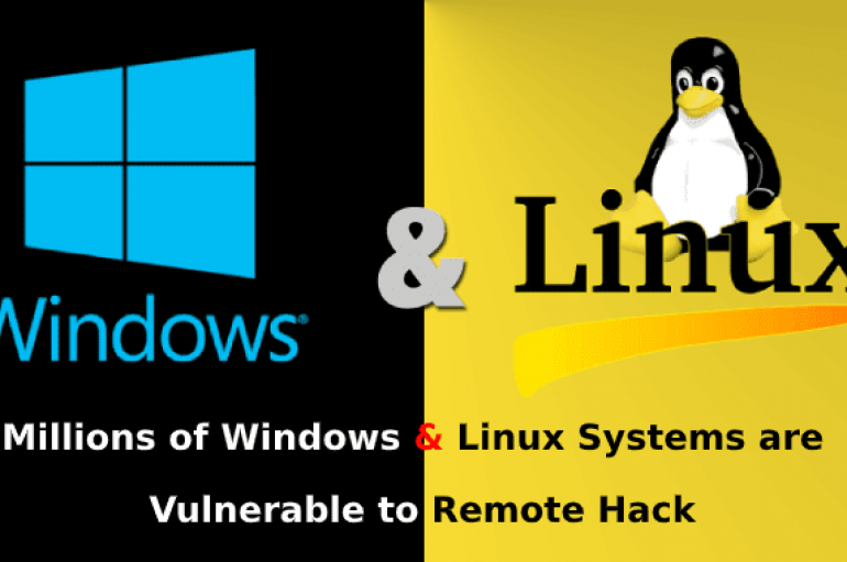 Millions of Windows & Linux Systems are Vulnerable to Remote Hack that Manufactured by Lenovo, Dell, HP and Others