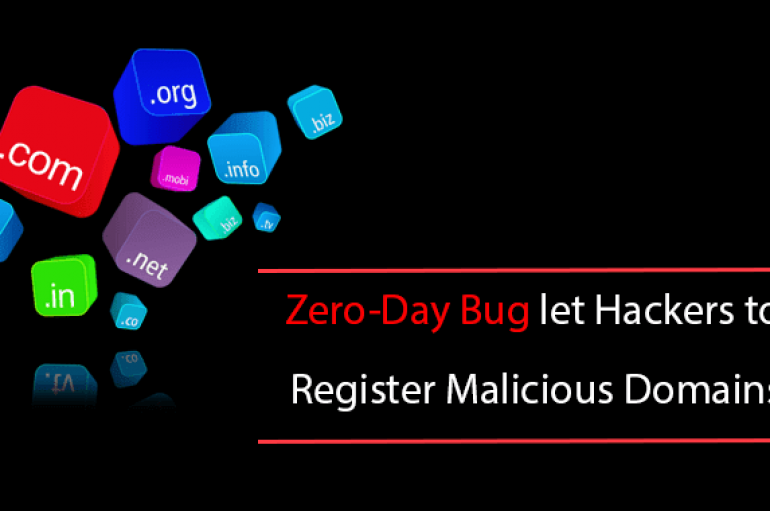 Zero-Day Bug in Verisign & IaaS Services Such as Google, Amazon let Hackers to Register Malicious Domains