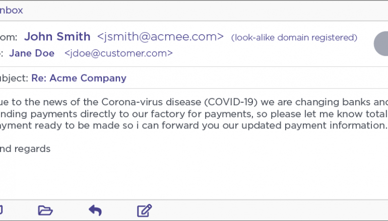 Noooo, Now Ancient Tortoise BEC Scammers are Launching Coronavirus-Themed Attacks